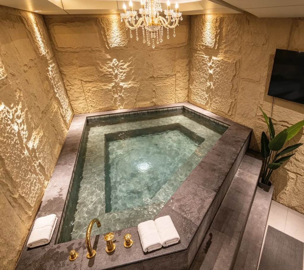 cold plunge hamam modern hidroterapi